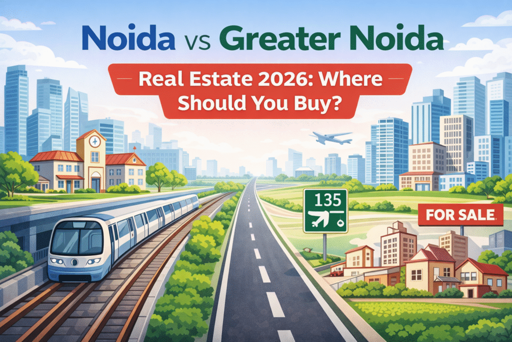 Noida vs Greater Noida Real Estate 2026: Where Should You Buy?
