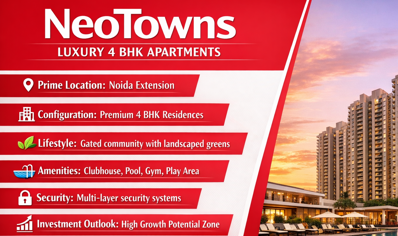 NeoTowns Luxury 4 BHK Apartments